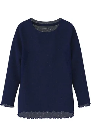 NAME IT Nmfnimisa Ls Slim Top Blue