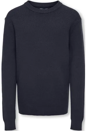 ONLY Kobphil Crew Neck Pullover L/S Knt Navy