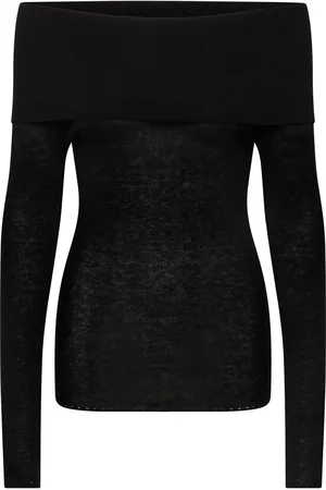 Filippa K Light Off Shoulder Top Black