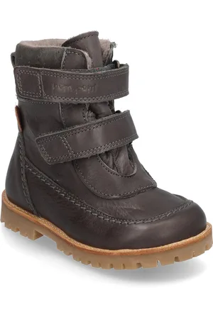 Pom Pom Rub Sole™ Velcro Boot Tex Brown