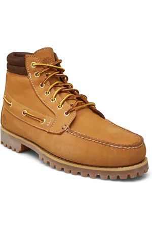 Timberland Authentic Mid Lace Up Boot Wheat Nubuck Brown
