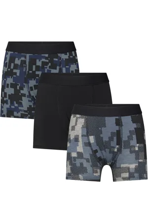 Lindex Boxer 3P Pixel Black