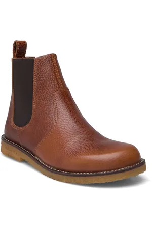 ANGULUS Booties - Flat - With Elastic Brown