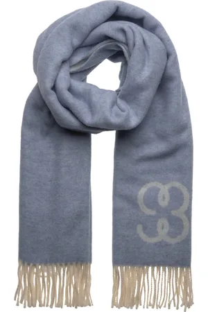 Filippa K Monogram Scarf Blue