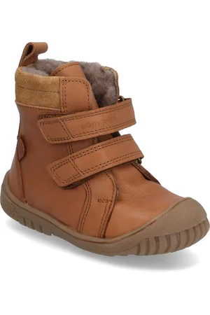 Pom Pom Sporty™ Velcro Boot Tex Brown