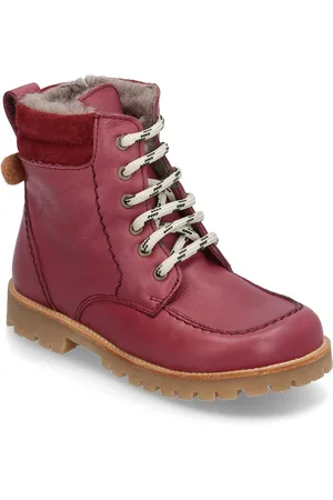 Pom Pom Rub Sole™ Lace Boot Tex Red