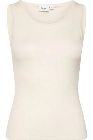 Saint Tropez Garimasz Wool Tank Top Cream