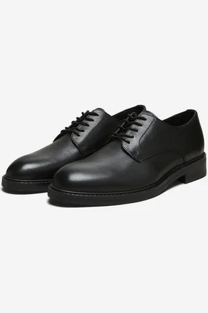 SELECTED Slhblake Leather Derby Shoe Noos Black