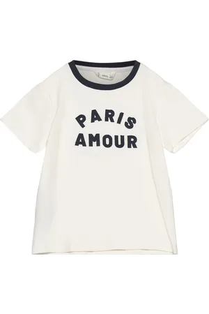 MANGO Contrast Neck T-Shirt White