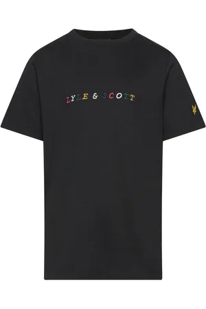 Lyle & Scott Multi Colour Embroidery T-Shirt Black