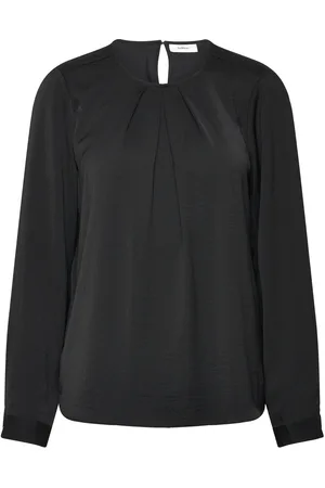INWEAR Dotaiw Pleat Blouse Black