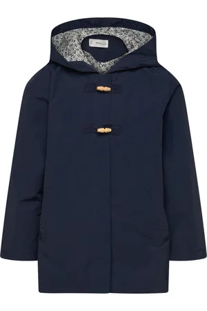MANGO Raincoat Hooded Jacket Navy