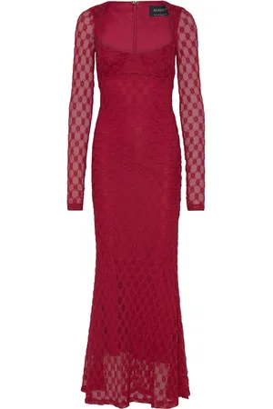 Bardot Avah Midi Dress Red