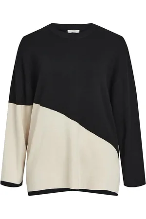 Object Objesterblock L/S Knit Pullover 129 Black