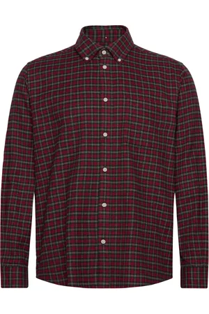 Les Deux Kent Check Shirt 2.0 Red
