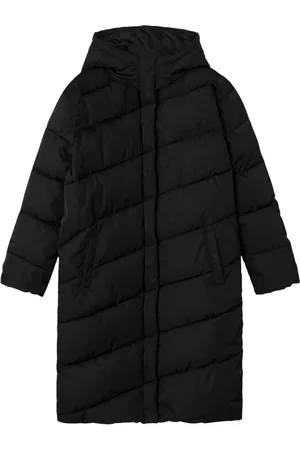 LMTD Nlfmyis03 Long Jacket Bias W Hood Fo Black