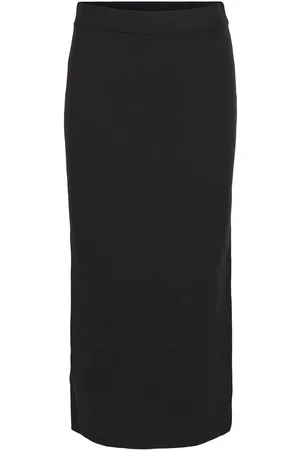 Object Objreynard Hw Knit Skirt Noos Black