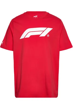 PUMA F1 Ess Logo Tee Red