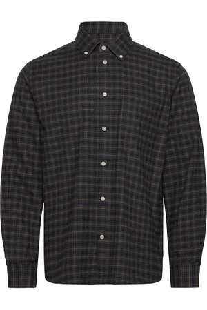 Les Deux Kent Check Shirt 2.0 Black
