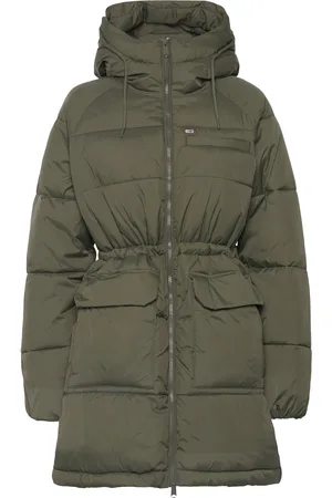 Tommy Hilfiger Tjw Midi Vail Puffer Khaki