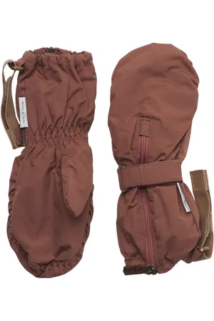 Mini A Ture Matcesar Fleece Lined Gloves Brown