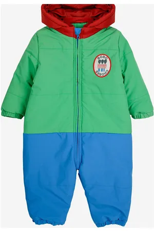 Bobo Choses Baby B.c Color Block Overall Green