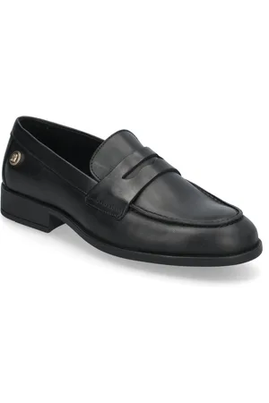 Tommy Hilfiger Th Stud Leather Loafer Black