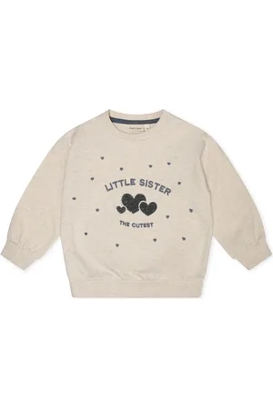 Thats Mine Finley Little Sister Sweatshirt Cream