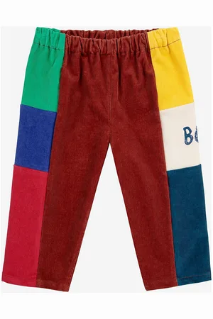 Bobo Choses Baby Colorblock Corduroy Pants Brown