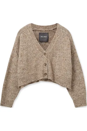 Mos Mosh Mmzela Warm Knit Cardigan Brown
