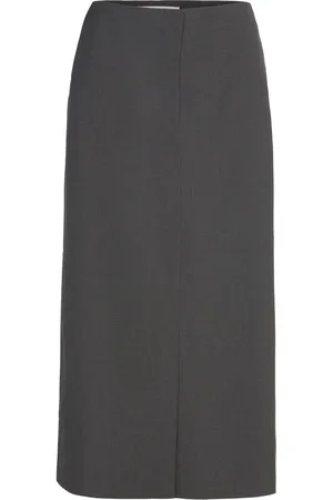 Soft Rebels Srlori Midi Skirt - Grs Grey
