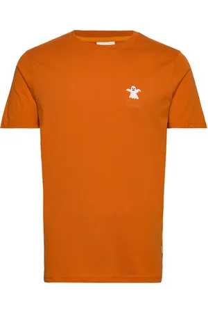 Lindbergh Halloween Embroidery Tee S/S Orange