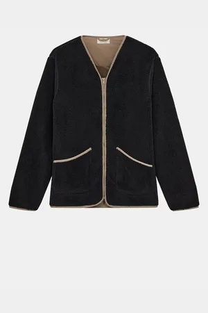 Anerkjendt Akanders Pile Cardigan Black