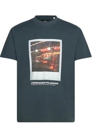 Mads Norgaard Cotton Jersey Frode Poloroide Tee Navy