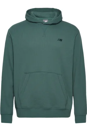 New Balance Waffle Knit Hoodie Green