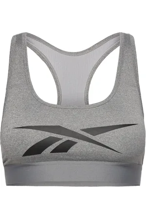Reebok Womens Rbk Bra Top Racer Back Teres Grey