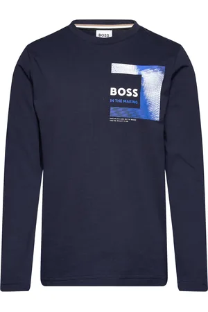 HUGO BOSS Long Sleeve T-Shirt Navy
