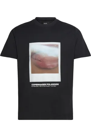 Mads Norgaard Cotton Jersey Frode Poloroide Tee Black