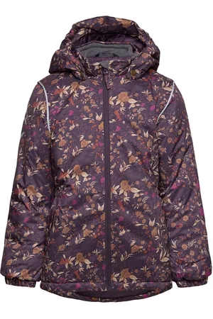 Mikk-Line Winter Jacket Aop Purple