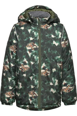 Mikk-Line Winter Jacket Aop Green