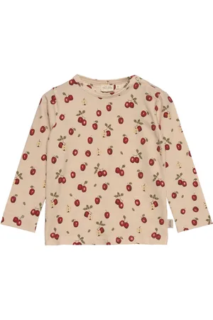 Petit Piao T-Shirt L/S Printed Beige