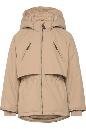 Mini A Ture Matalgeana Fleece Lined Winter Jacket. Grs Beige