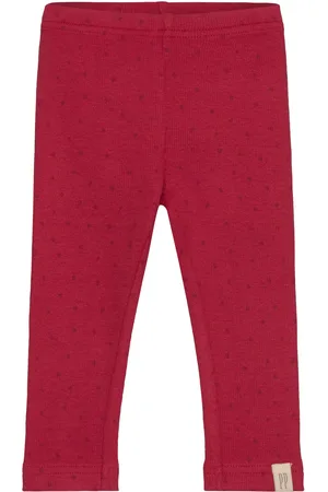 Petit Piao Legging Modal Dot Red