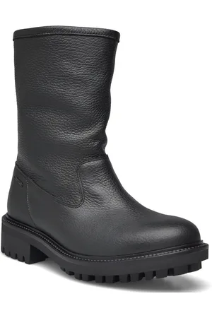 Calvin Klein Flat Biker Boot Lth Black