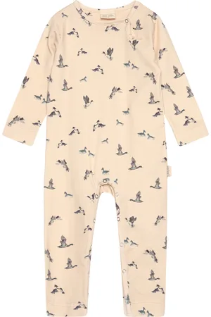 Petit Piao Jumpsuit L/S Printed Beige