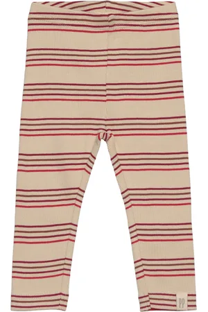 Petit Piao Legging Modal Multi Striped Red
