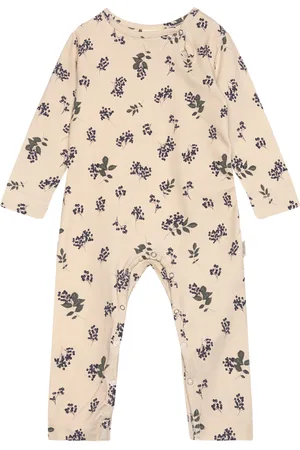 Petit Piao Jumpsuit L/S Printed Beige