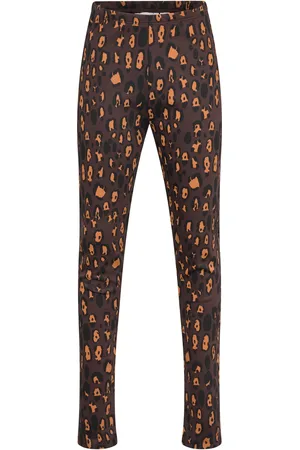 Mini Rodini Leopard Aop Brushed Leggings Black
