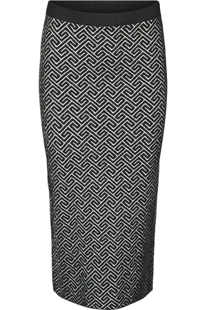 VERO MODA Vmaria Art Nw Pencil Skirt Ga Black