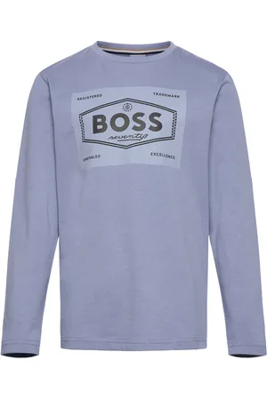 HUGO BOSS Long Sleeve T-Shirt Blue